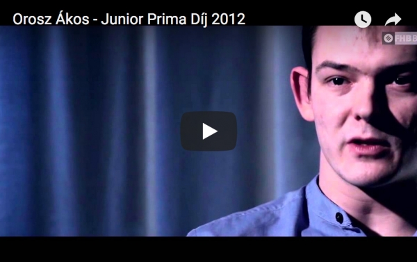 Orosz Ákos - Junior Príma díj, 2012